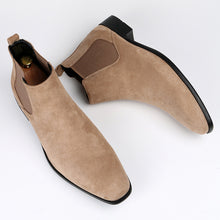 Load image into Gallery viewer, mens square toe chelsea boots casual wear