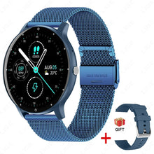 Load image into Gallery viewer, mesh belt blue smart watch sedentary reminder purchase online