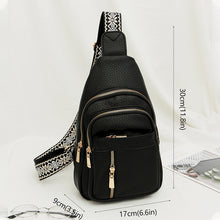 Load image into Gallery viewer, multi zip front pocket crossbody bag buy