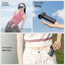 Load image into Gallery viewer, multipurpose handheld fan USB rechargeable travel fan