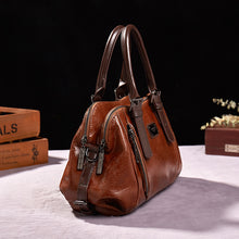 Load image into Gallery viewer, pu leather tote crossbody bag women commute