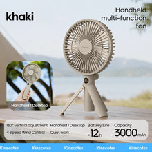 Load image into Gallery viewer, rechargeable folding fan gift women men summer outdoor