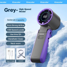 Load image into Gallery viewer, rechargeable ice handheld fan gift women men children