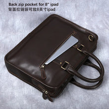Load image into Gallery viewer, retro leather messenger bag worth buying