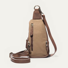 Load image into Gallery viewer,
small leather sling bag adjustable strap men