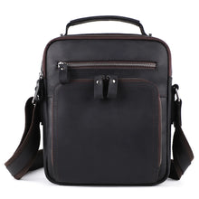 Load image into Gallery viewer, soft genuine leather flap bag men