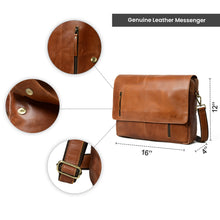 Load image into Gallery viewer, tan buffalo leather shoulder bag accordion sides