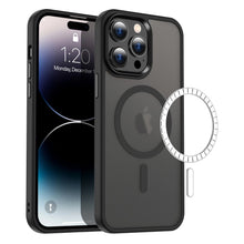 Load image into Gallery viewer, StitchGreen Matte Clear PC Wireless Charging Phone Case for iPhone 14 iPhone 14 Pro iPhone 14 Plus iPhone 14 Pro Max Shockproof Magnetic Phone Case