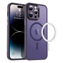 Load image into Gallery viewer, StitchGreen Matte Clear PC Wireless Charging Phone Case for iPhone 14 iPhone 14 Pro iPhone 14 Plus iPhone 14 Pro Max Shockproof Magnetic Phone Case