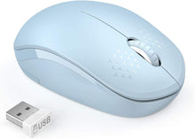 Load image into Gallery viewer, StitchGreen Noiseless 2.4GHz Wireless Mouse for Laptop Portable Mini Mute Mouse Silent Computer Mouse for Desktop Notebook PC