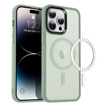 Load image into Gallery viewer, StitchGreen Matte Clear PC Wireless Charging Phone Case for iPhone 14 iPhone 14 Pro iPhone 14 Plus iPhone 14 Pro Max Shockproof Magnetic Phone Case