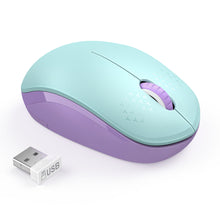 Load image into Gallery viewer, StitchGreen Noiseless 2.4GHz Wireless Mouse for Laptop Portable Mini Mute Mouse Silent Computer Mouse for Desktop Notebook PC
