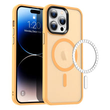 Load image into Gallery viewer, StitchGreen Matte Clear PC Wireless Charging Phone Case for iPhone 14 iPhone 14 Pro iPhone 14 Plus iPhone 14 Pro Max Shockproof Magnetic Phone Case