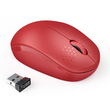 Load image into Gallery viewer, StitchGreen Noiseless 2.4GHz Wireless Mouse for Laptop Portable Mini Mute Mouse Silent Computer Mouse for Desktop Notebook PC