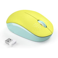 Load image into Gallery viewer, StitchGreen Noiseless 2.4GHz Wireless Mouse for Laptop Portable Mini Mute Mouse Silent Computer Mouse for Desktop Notebook PC