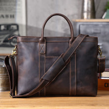 Load image into Gallery viewer, vintage leather office bag men shop now
