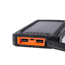 Load image into Gallery viewer, waterproof solar power bank 15000mah for sale