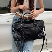 Load image into Gallery viewer, Women's PU Leather Crossbody Shoulder Bag – Trendy Saddle Handbag for Everyday Use
