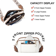 Load image into Gallery viewer, womens embroidered strap purse multi zipper buy Purchase