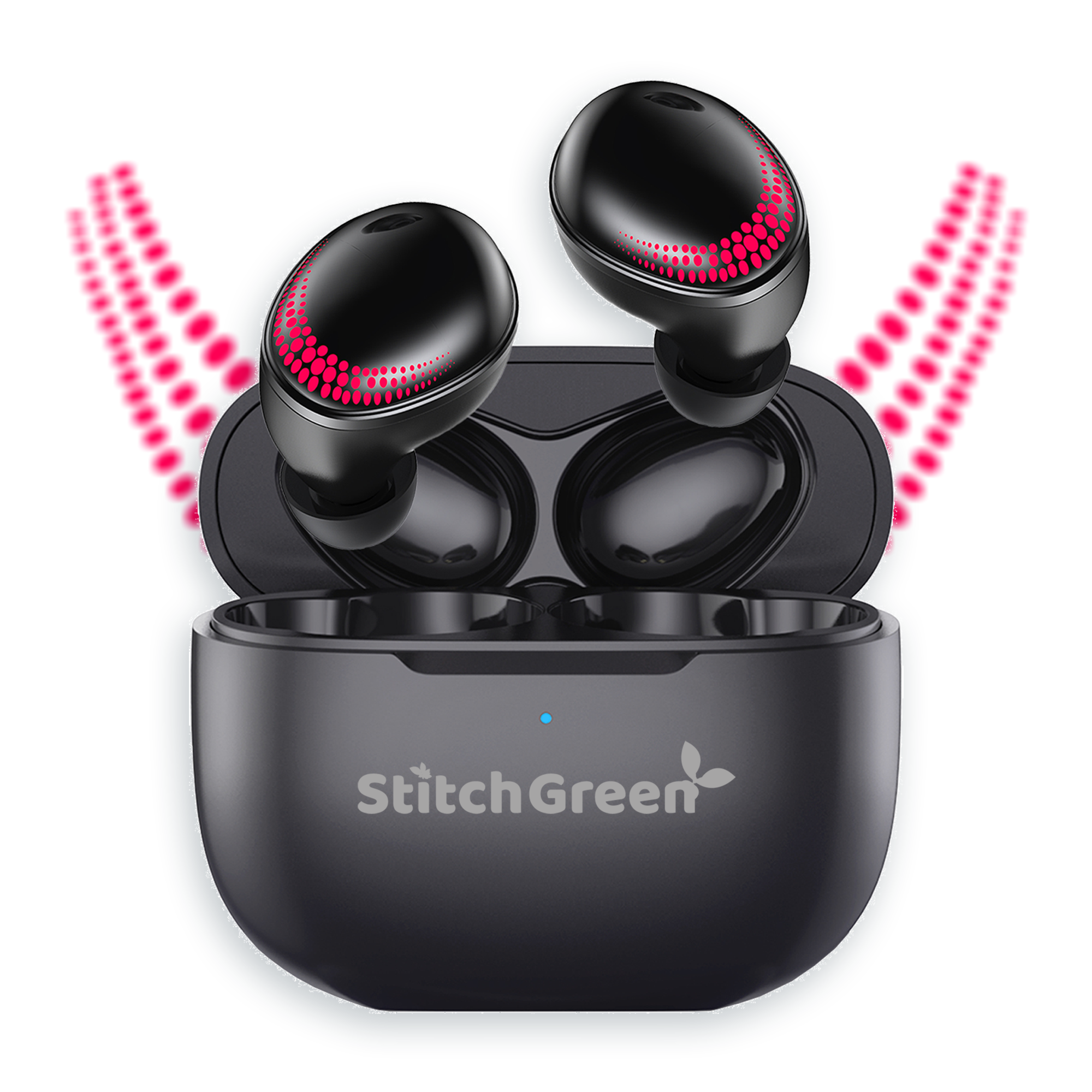 True wireless sports earbuds with ANC