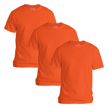 Load image into Gallery viewer, StitchGreen Men's 3-Pack Multicolor Short Sleeve Crewneck Soft Cotton T-Shirt - StitchGreen