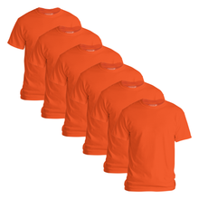 Load image into Gallery viewer, stitchgreen | orange tshirt men