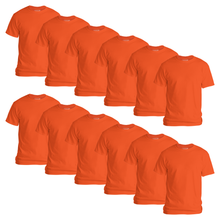 Load image into Gallery viewer, StitchGreen Men's 12-Pack Multicolor Short Sleeve Crewneck Soft Cotton T-Shirt - StitchGreen