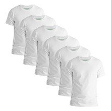 Load image into Gallery viewer, stitchgreen | pack of white t shirts