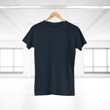 Load image into Gallery viewer, StitchGreen Women's Round Neck 100% Cotton 180 GSM Navy T-Shirt - StitchGreen