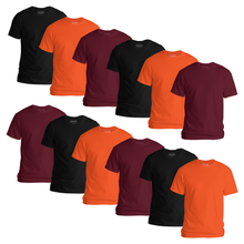 Load image into Gallery viewer, StitchGreen Men's 12-Pack Multicolor Short Sleeve Crewneck Soft Cotton T-Shirt - StitchGreen