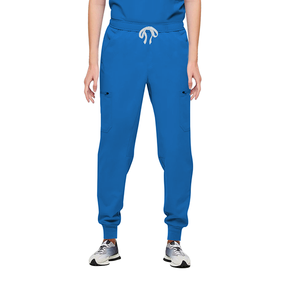 Royal blue jogger scrub pants hot sale