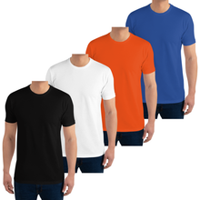 Load image into Gallery viewer, StitchGreen Men's Essentials Assorted Short Sleeve T-shirt Value Pack Any Pick (4-pack)