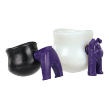 Load image into Gallery viewer, West Paw Toppl Stopper Eggplant – 2-Piece Fill &amp; Freeze Accessory
