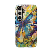 Load image into Gallery viewer, Artistic Butterfly Tough Phone Case – Glossy or Matte
