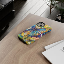Load image into Gallery viewer, Artistic Butterfly Tough Phone Case – Glossy or Matte
