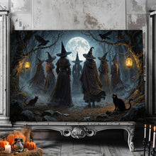 Load image into Gallery viewer, Coven of Witches Halloween Wall Art
