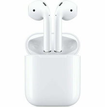 Load image into Gallery viewer, Apple AirPods 2nd Generation White Bluetooth Earbuds with Open Charging Case – Front View
