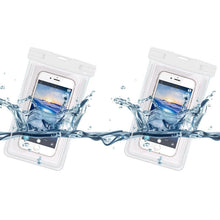 Load image into Gallery viewer, Waterproof Phone Pouch 2-Pack with Lanyards
