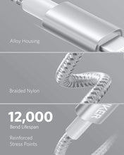 Load image into Gallery viewer, Anker 331 USB-C to Lightning Cable - MFi Certified, Nylon Braided, Fast Charging for iPhone (1ft, 6ft, 10ft)
