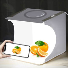 Load image into Gallery viewer, 2 LED panels mini folding portable studio
