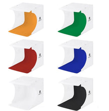 Load image into Gallery viewer, 2 LED panels mini folding portable studio
