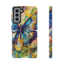 Load image into Gallery viewer, Artistic Butterfly Tough Phone Case – Glossy or Matte
