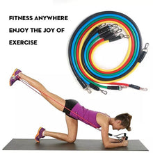Load image into Gallery viewer, Resistance bands for yoga and pilates abs and muscle strength workout
