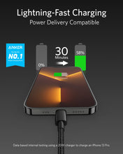 Load image into Gallery viewer, Anker 331 USB-C to Lightning Cable - MFi Certified, Nylon Braided, Fast Charging for iPhone (1ft, 6ft, 10ft)
