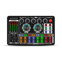 Load image into Gallery viewer, F999  Mixer Podcast Sound Board Live Sound Card for Live Recording Home KTV
