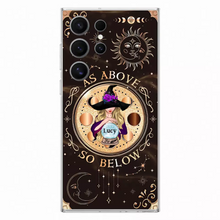 Load image into Gallery viewer, Personalized Witch Phone Case – As Above So Below
