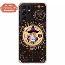 Load image into Gallery viewer, Personalized Witch Phone Case – As Above So Below
