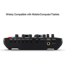 Load image into Gallery viewer, F999  Mixer Podcast Sound Board Live Sound Card for Live Recording Home KTV
