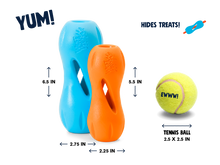 Load image into Gallery viewer, West Paw Qwizl Dog Treat Toy &amp; Bully Stick Holder
