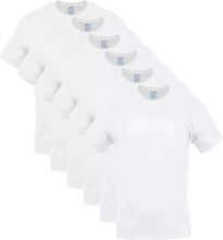 Load image into Gallery viewer, Gildan Men's Crew Neck T-Shirts, 5 Pack &amp; 6 Pack, White Tees, 100% Cotton
